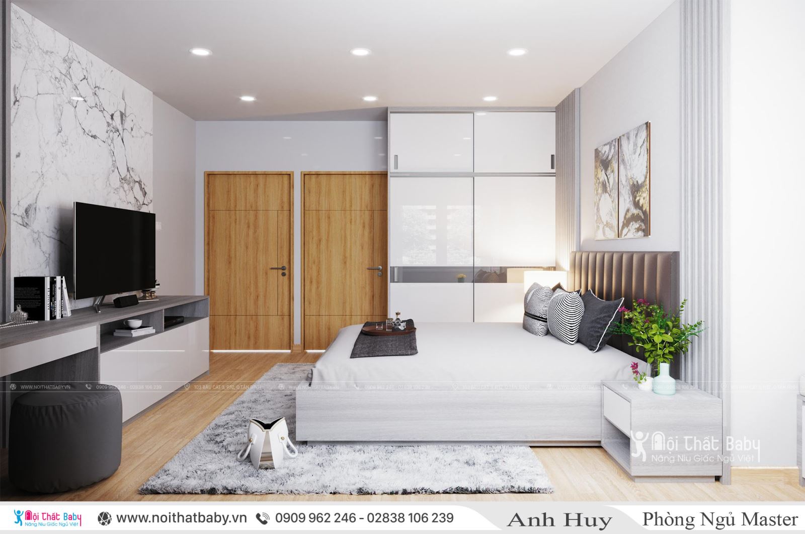 Nội Thất Căn 104m2 Chung cư Emerald Celadon City